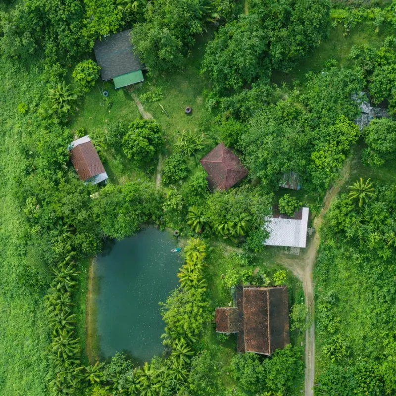 Baan Namsai aerial view